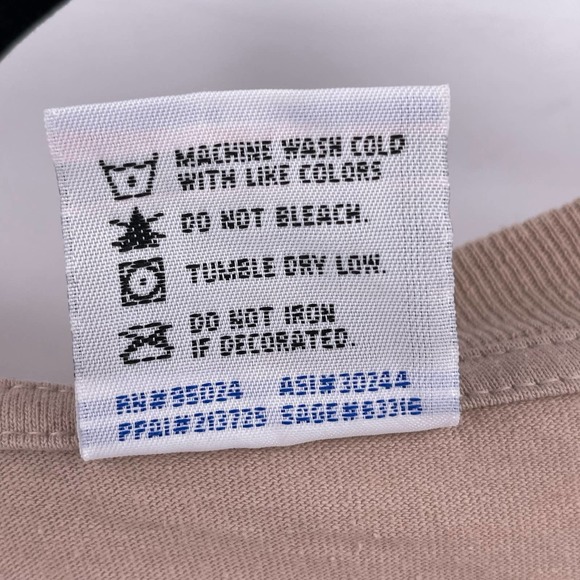 Ford UAW National Community Service Department T Shirt Tan Sz L Short Sleeve - Picture 6 of 7